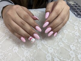 ミルクピンクネイル