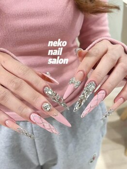 ネコ(Neko)/ロング　埋め尽くし　フレンチ