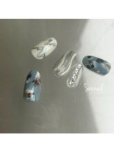 ソーネイル(Soo.nail)/4月定額ネイルシンプルデザイン