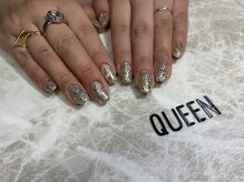 クイーン(Queen)/うるツヤキラキラネイル