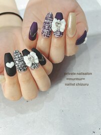 ツイードネイル