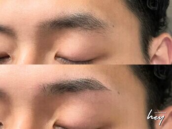 ヘイ 恵比寿店(hey)/メンズ眉毛＊ストレート眉