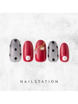 ネイルステーション ルミネ立川店(NAIL STATION)/キラキラネイル／パラジェル