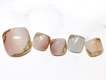 WRネイルズ(WR Nails)/【FOOT】エレガント定額