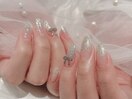 ラメグラデーションネイル