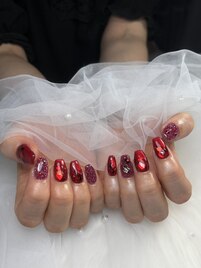 【ひまり】ハートホロネイル