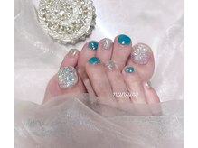 ナナイロ(nanairo)/ピンクラメ×リボンパーツ