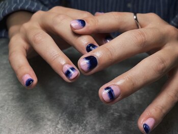 オムネイル 渋谷(HOMME NAIL)/持ち込みネイル ¥9.000