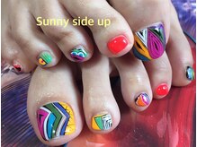 サニーサイドアップ ネイル(Sunny SideUp nail)/お任せ不思議なアートFoot☆★