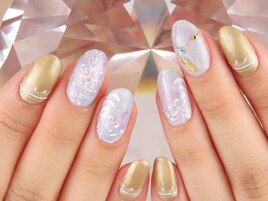 ヨーロピアン手描きアートネイル