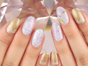 ヨーロピアン手描きアートネイル