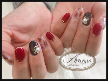 アモーナ ネイルアトリエ(amona nail atelier)/レディなオシャレnail !!