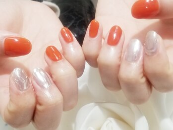 キープ ネイルサロン(KEEP)/ミラーアート♪