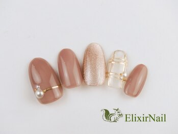 エリクサーネイル 五反田(Elixir Nail)/定額a シンプル/クーポン使用