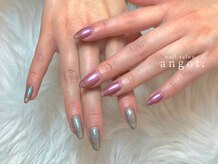 アンガット(angot.)/秋色マグネットアシメネイル