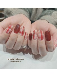 チェックネイル