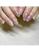 エスプラス(S+)/オーロラ ラメフレンチ