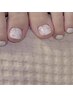FOOT■親指デザイン持ち込みコース／フットバス付き