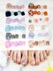 メイクプラスネイル ヴィヴィッド(MAKE+NAIL vivid)の写真/大人気フットジェル♪アート込定額◆写真 チップ左列6380円右列7480円◆フットジェルに角質ケア追加+3300円