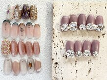 手描きデザインやビジューなど多数デザインご用意していま♪