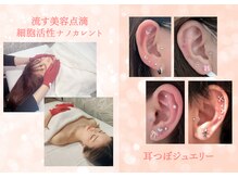 ナノカレント、耳つぼジュエリー