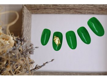 FAST NAIL 春日部店【パラジェル/ジェルネイル専門/定額/マグネット/フットネイル】/韓国ネイル 花 【11335】