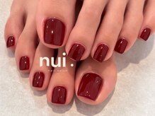 ヌイ 下北沢(nui.)/フットワンカラー　ボルドー