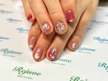 リジュベ(Rejuve)/マグネットと押し花ネイル☆