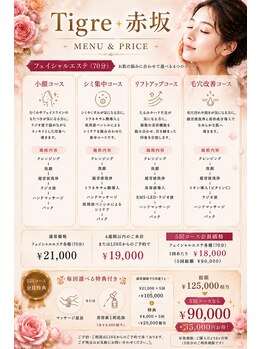 ティーグレ 赤坂(Tigre)/お悩み別フェイシャルエステ