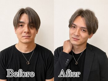 アンドエス 六本木(and S.)/結婚式列席に◎メンズヘアメイク