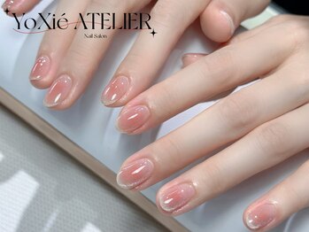 ヨクシーアトリエ 越谷(YOXIE ATELIER)の写真/ショートネイルでも美しく上品に♪