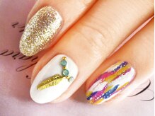 ネイルサロン ベビーピンク(Nail salon BABY PINK)/フェザー★
