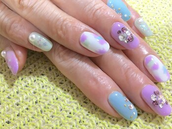 ネイルズ(nAils)/紫陽花モチーフ