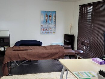 整体院ながた ルート40旭町店/施術室内…ベッド周り１