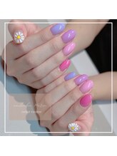 マリン(Marin)/花占いカラフルネイル♪