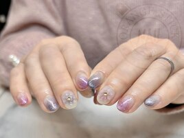 ぷっくりフラワー　マグネット