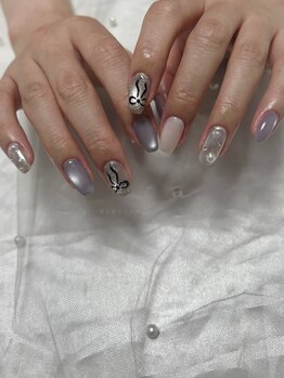 ヴィオリッシュ 大元店(VIOLISH)/purple × black ribbon