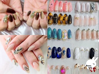 バニーラッシュ(Bunny Lash)の写真/【新規オフ無料】12年経験者が登場♪ナチュラル~持ち込みデザインネイル/アートやニュアンス、長さだしも♪
