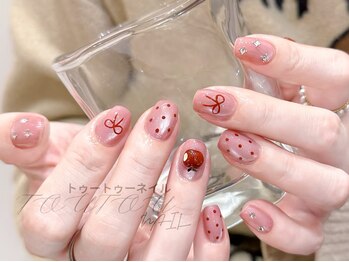 トゥートゥー(TOUTOU)/りんごxドットxリボン