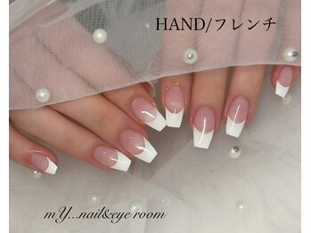 マイ ルーム(mY... room)/HAND/フレンチネイル
