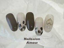 アムールユシマテン 上野湯島店(Amour)/ キラキラ秋のネイルコース¥7980