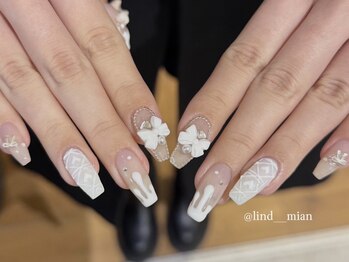 リンドネイル バイ モカ アンド ララ(Lind nail by moca and LaLa)/【mian】バレンタインネイル