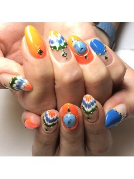 秋人気★エスニックＮａｉｌ★