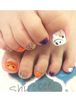 トータルサロン 白べぇーっ プラス/☆ハロウィンフットネイル☆