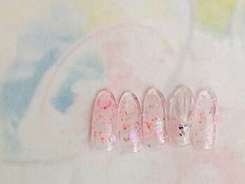 ネイルサロン&スクール ジーナ(GINA)/8月シンプルナチュラルカラー