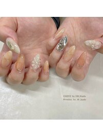 ぷっくりクリアフラワー