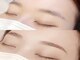 リス(RYS)の写真/ハイレベルの眉のデザインをプロにお任せ！まつ毛パーマ×眉毛WAXのセットメニューが人気No.1☆