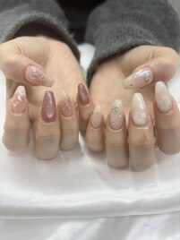 ハートホロネイル
