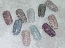 キャンアイドレッシー 所沢店の雰囲気（フラッシュ☆ラメ10種類）