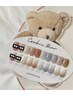 韓国大人気ブランド【yogurt nail】Cookie bear ワンカラー